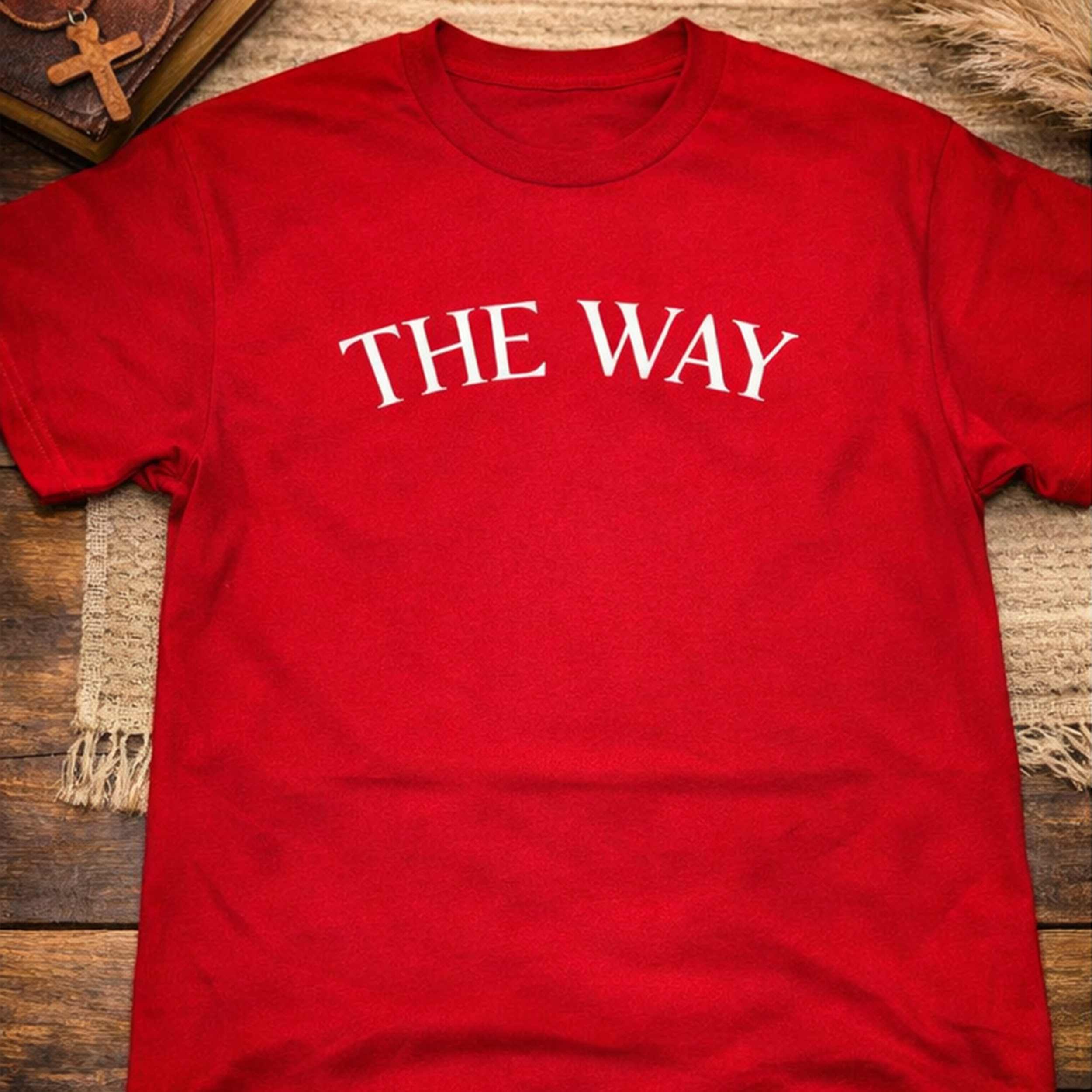 THE WAY Christian T-Shirt – John 14:6 Faith Shirt | Heavyweight USA-Made Gospel Tee 6